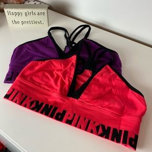 PINK sports bras